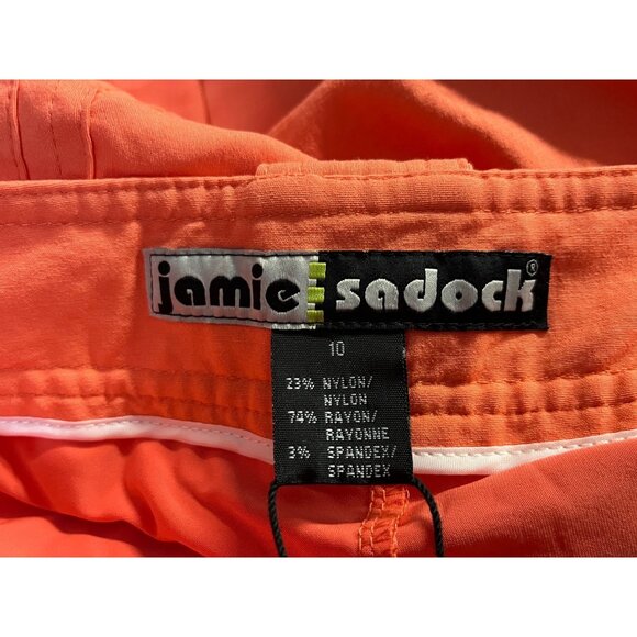 Jamie Sadock Women's Size 10 Coral Pink Lined Cargo Golf Skort Waist 31" - Picture 5 of 9